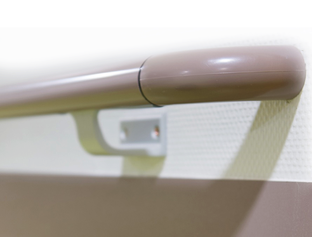 מאחז יד עגול - גימור PVC גוון BARK